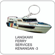 Langkawi ferry services lfs kenangan-3 kenangan3  ferry ship boat 2d keychain