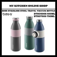 BTH0500S & BTH0750S Bos’s S/Steel Travel Vacuum Bottle 500ml&750ml