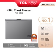 TCL 438L Chest Freezer with Big Space, Mechanical Control, 4 Star Peti Sejuk Beku TCF-438G