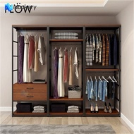 Open Wardrobe Combined Type Wardrobe Waterproof Large Capacity Wardrobe Cabinet Open Concept Wardrob