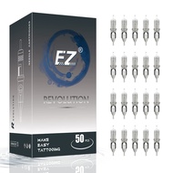 EZ Tattoo Cartridge Needles Assorted - 50Pcs #12 Mixed (3RL 5RL 7RL 9RL 11RL) Standard Round Liner T