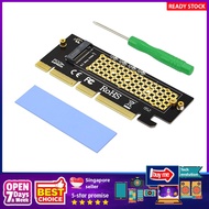 [sgstock] ADWITS M.2 KEY M NVME and AHCI SSD to PCIe 4x 8x 16x Adapter PCB, Compatible with Samsung 960 970 EVO PRO WD B