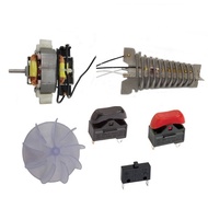High Power 24V DC Electric Motor Heating Element Assembly For Hair Dryer