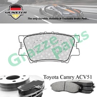 Münster Disc Brake Pad Front Toyota Camry (XV50) ACV51 ASV51 2.0 ASV50 2.5V 2.5 Hybrid 2012-2017 1AZ