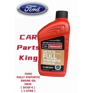 ( 100% ORIGINAL ) FORD ENGINE OIL MOTORCRAFT FULLY SYNTHETIC 5W30 SP/GF-6 ( 1 LITRE )