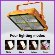 ☽ ❖ 200 watts LED Solar Flood Light 4 modes Rechargeable battery Outdoor Camping work light
