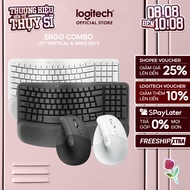 Ergonomic Combo - Logitech Wave Keys Keyboard Logitech Keyboard and Logitech Lift Vertical Mouse