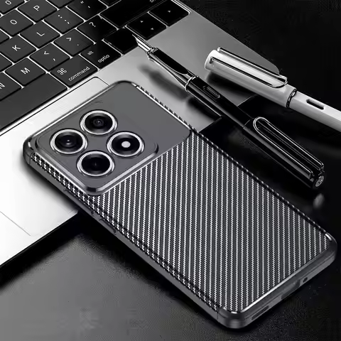For Xiaomi 14T Pro Cover Case Xiaomi 14T Pro Fundas Coque Shell Luxury Business Carbon fiber Protect