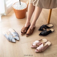 JASVILLE Chloe - 1cm Flat Sandals Sandal Perempuan Sandal Wanita