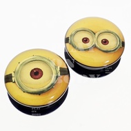 PLAYONBODY Earring Ear Explosion Eyelet Earrings Spiral Horn Solid Face Extension Tunnel Plug Body D