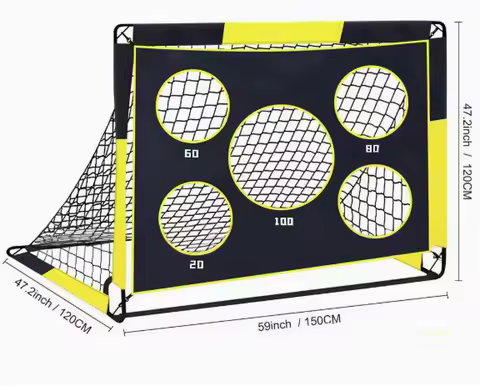Hot-selling soccer goal portable two-in-one foldable soccer goal indoor and outdoor sports soccer ne