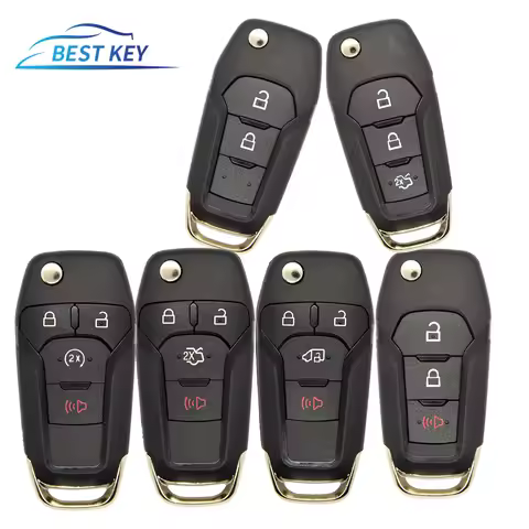 BEST KEY Car Key Case Shell Fit For Ford F150 F250 F350 Explorer Ranger KA Fiesta Mondeo Focus Evere