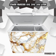Sticker Freezer Cover Protector Anti-Scratch Marble 100 200 300 Liter F 010825 03