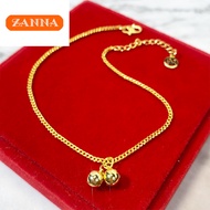 916 gold chain original lucky Bell anklet