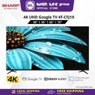 Sharp 50” 55” Inch 4K UHD 4TC55FJ1X 4TC55FJ1X  LED TV WAH LEE STORE