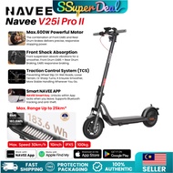 NAVEE V25i Pro II Speed Max 30kmh BMS Lithium Battery Foldable - 1Year Malaysia Warranty Mi Ecosyste