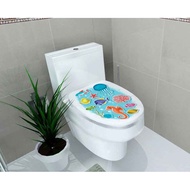 Beach Animal Closet Sticker JM903 Adhesive Sea Animal Toilet Sticker