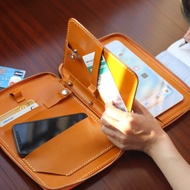 Traveler | 旅行收纳包纯手工真皮多功能拉链钱包手拿包