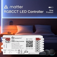 Smart APP Voice Control Matter Over WiFi LED Strip Light Controller RGBCCT Led Driver Matter Control