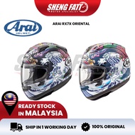 ARAI RX7X Oriental Black Helmet Motor Visor Topi Keledar Full Face Superbike SIRIM RX-7X Motorcycle 