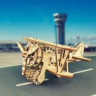 偷偷為男友準備的手工禮物WOODEN CITY Biplane 木製雙翼飛機