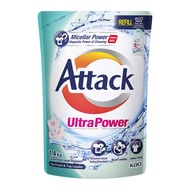 [Bundle Of 4] Attack Ultra Power Liquid Laundry Detergent Refill 1.4kg