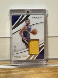 (限99) 2020-21 Stephen Curry Panini Immaculate Collection patch card nba 球衣卡