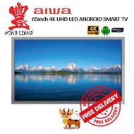 Aiwa 65" LED UHD Frameless Android Smart TV (AW-LED65X6FL)