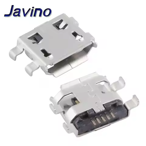 10pcs Micro USB 5pin B type 0.8mm Female Connector For Mobile Phone Mini USB Jack Connector 5pin Cha