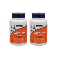 海外直送品Now Foods Glycine, 100 Caps 1000 mg(Pack of 2)