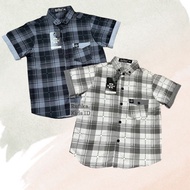 KEMEJA Boys' Shirts Ages 2 3 4 5 6 7 8 9 10 Years Latest Motif Shirts for Children Short Sleeves R03