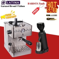 Paket Mesin Espresso Latina primo | Grinder Latina C40 Gemini + Tools