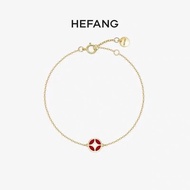 Daigou Version HEFANG HEFANG Jewelry 925 Silver Lucky Coin Bracelet