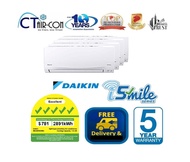 DAIKIN Air-Con iSMILE Series INVERTER Multi-Split System 4 + FREE Installation + FREE Delivery + FREE $100 SERVICING Voucher + Dismantle &amp; Disposal Old Air-Con Unit