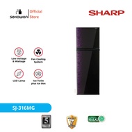 Promo Kulkas 2 pintu SHARP SJ-316MG