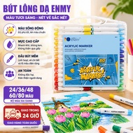Enmy Marker Pen Set - Bright Colors, High Durability, For Artists & Artistic Lovers