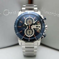 Alghani Watch Jam Tangan Pria Alexandre Christie AC 6532 MC Stainless Steel Strap