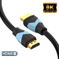 HDMI-compatible 2.1 Cable 8K@60Hz 4K@120Hz HDCP2.2 HD Splier ARC Switch Cable for PS PS4 TV Audio Video Cabo Cable