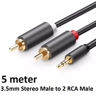 Panamax PX-2376G 3.5mm Stereo Plug to 2 RCA Plug Cable - 1.8 / 3 / 5 / 10 meter