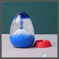 [THS Store] COD Eggshell Volcanic Eruption Floating Sand Volcanic Eruption Ornament Acrylic Crystal 