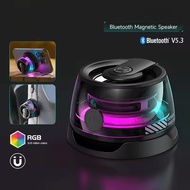 SGALAS Magnetic portable Bluetooth speaker mini sound box magnetic Bluetooth multifunctional RGB spe