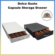 Dolce Gusto Machine Stand & Capsule Storage Drawer, Can fit up to 40Capsules / Dolce Gusto Coffee Ca