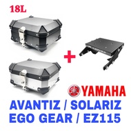 Monorack RAPIDO Box Alloy 18L Aluminum Yamaha Ego Gear Avantiz Solariz EZ115 EZ 115 Solaris Avantic 