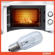 [EY] 2Pcs E17 Oven Bulb High Temperature Resistance Professional Glass Microwave Stovetop Oven Lamp for Dryer