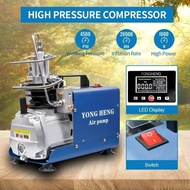 110V 220V 4500Psi 300Bar PCP Air Compressor LCD Display High Pressure Air Compressor Auto Stop Scuba