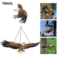 [TENOL] Polyresin Eagle Flight of Freedom American Bald Eagle Hanging Bird Statue