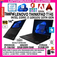 LENOVO THINKPAD MIX MODEL / X1 CARBON / T14S / T14 /  X390 YOGA / T490S / T480S / CORE i7 / i5 (8TH/