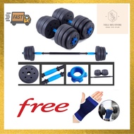 Convenient Dumbbell Convertible & Adjustable Set Gym Strength Fit 10/15/20/30KG Workout Portable Dum