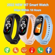 2022 New M7 Smart Watch Women Men Kids Fashion Sports Smart Bracelet Update Live Wallpaper Heart Rate Pedometer