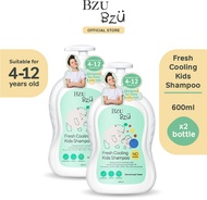 BZU BZU Fresh Cooling Kids Shampoo Bundle Deal, 600ml | Tear-Free | Designed for Oily &amp; Itchy Scalp